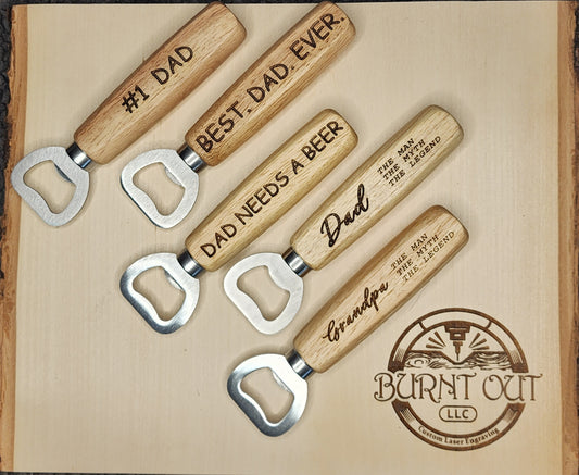 Wood Handle Bottle Openers