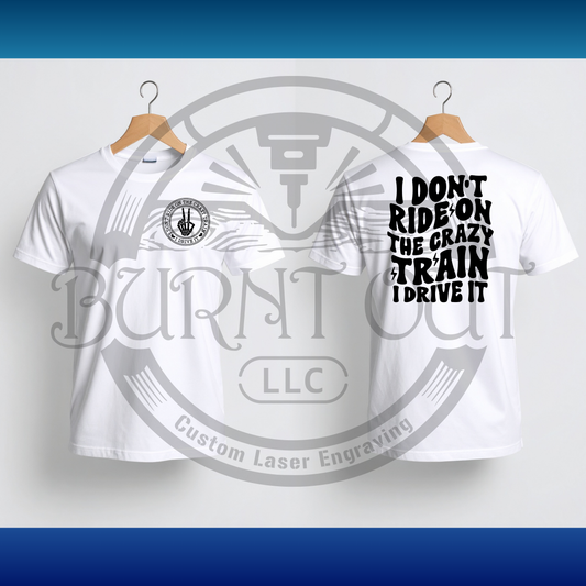 I don't ride on the crazy train