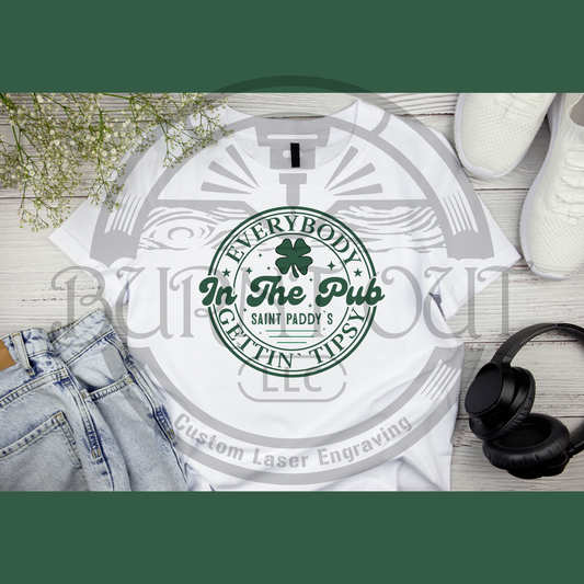 everybody in the pub getting tipsy