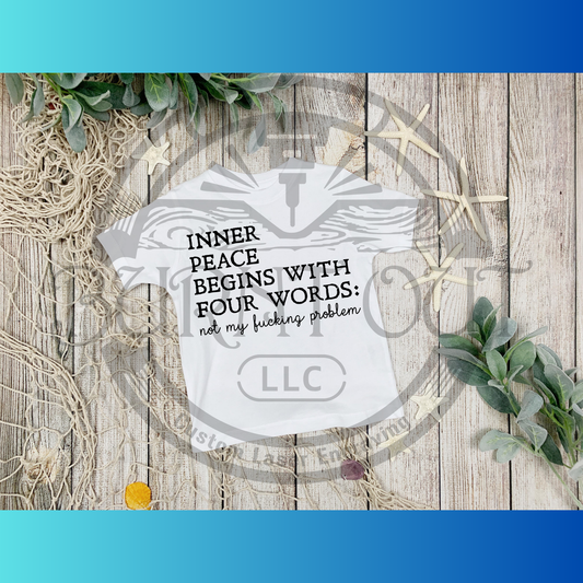 Inner peace begins with four words