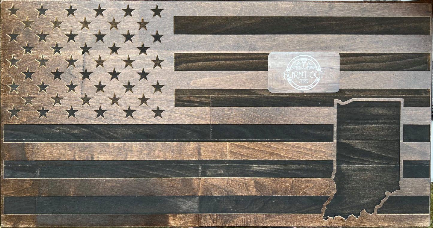 American Flag Wall Hangers